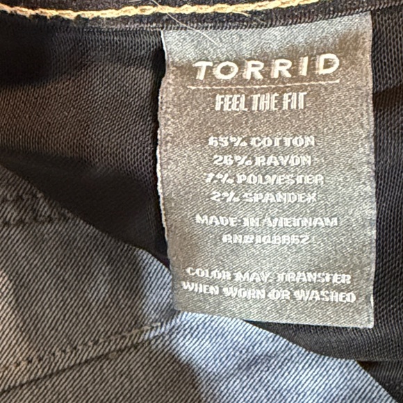 Torrid Bombshell High Waist Flare Jeans - Picture 7 of 7